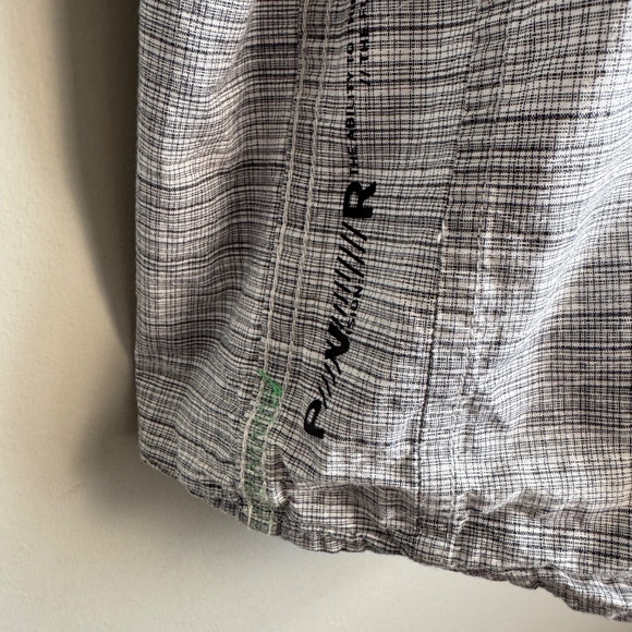 Projek Raw 0038-2002 Men's Short Sleeve Button Up Cotton Shirt Gray Size 4X - Picture 5 of 16